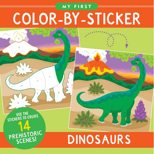 My First Color by Sticker- Dinosaurs