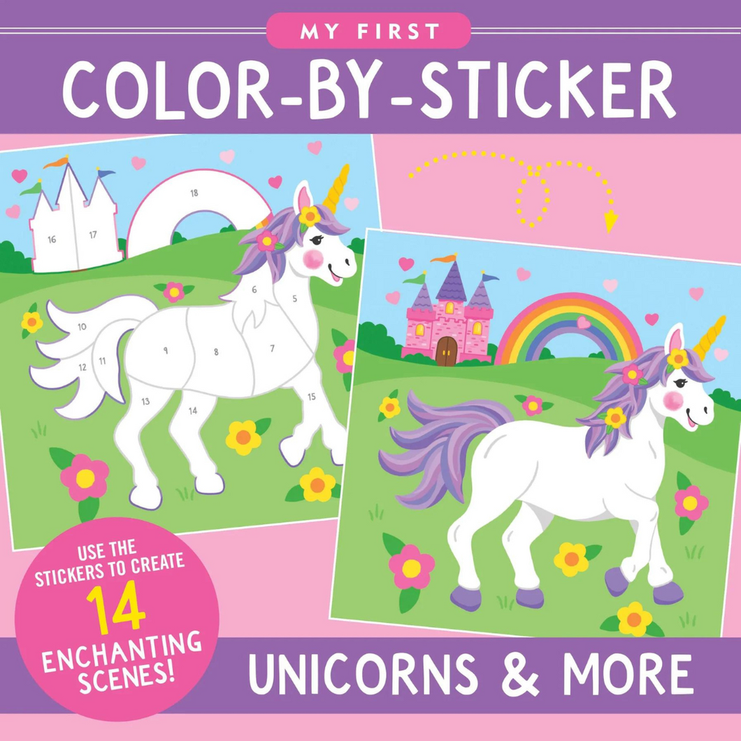 My First Color by Sticker- Unicorns & More