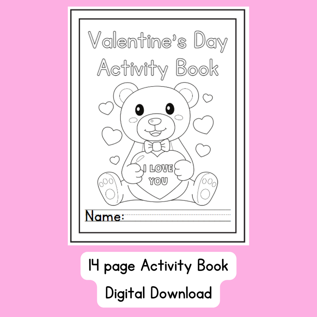 Valentine's Day Activity Book