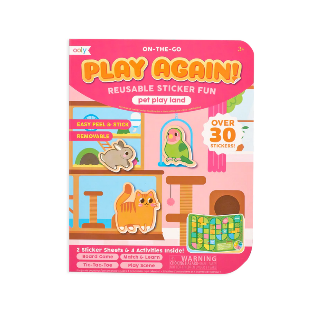 Pet Play Land- Play Again Mini On-The-Go Activity Kit