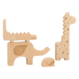 Safari Jumble Wooden Puzzle and Play