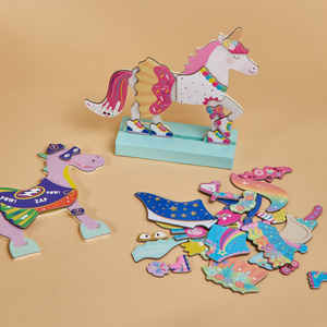 Fantasy Pets (Unicorn and Dragon) Magnetic Dress Up