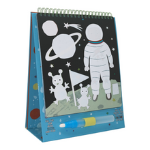 Load image into Gallery viewer, Outer Space Magic Water Easel Pad &amp; Pen
